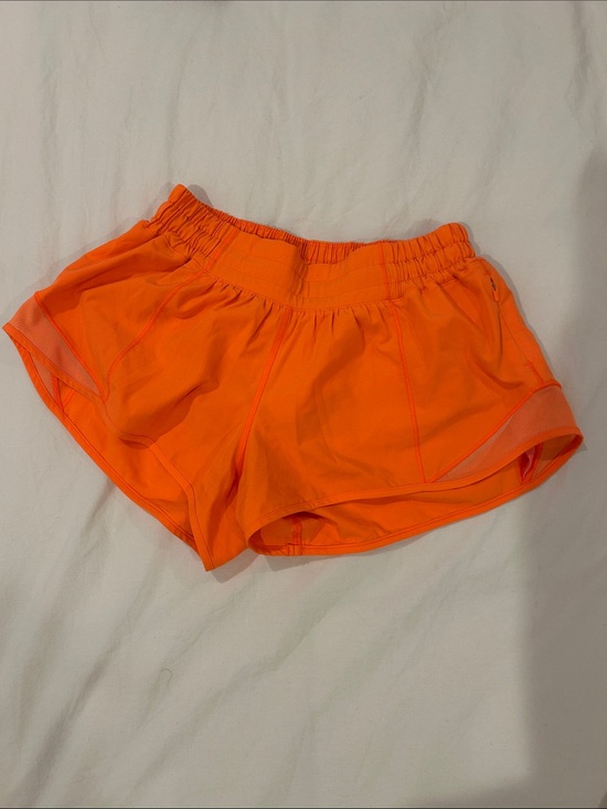 lululemon athletica Pants - Women's High-Waist Orange Athletic Shorts